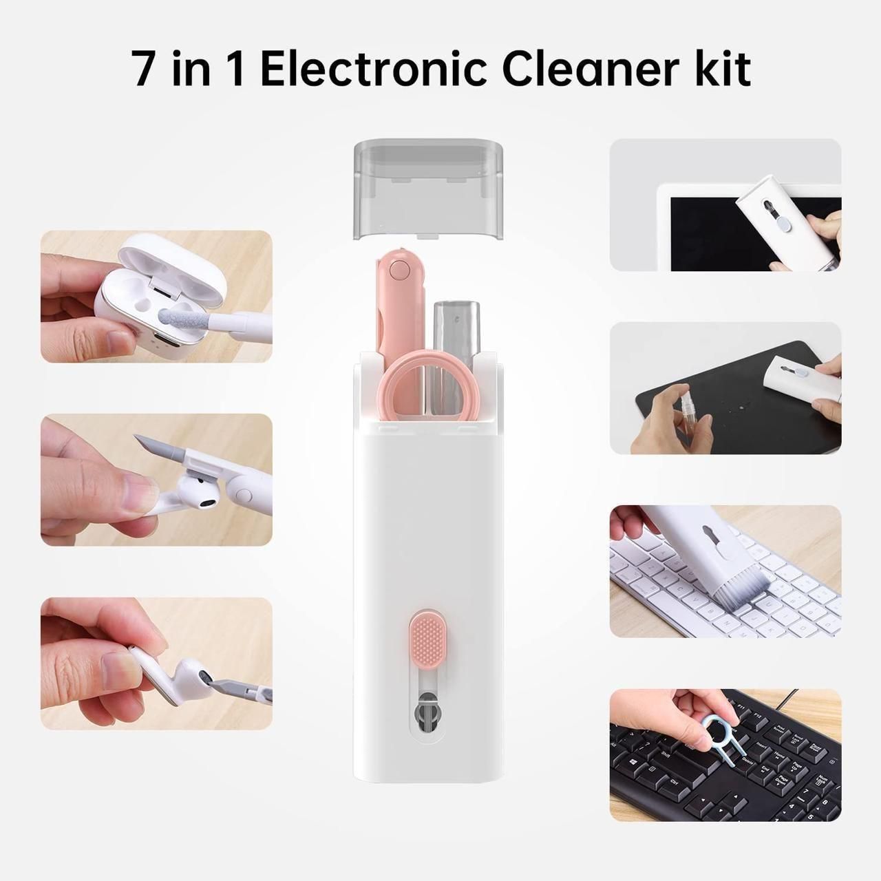 7-In-1 Electronics Cleaning Kit For Keyboard, Screen & Airpods