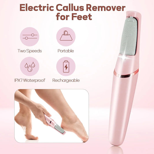 Elementify™ Cordless Pedicure with 2 Roller[8 Hrs Battery Backup]